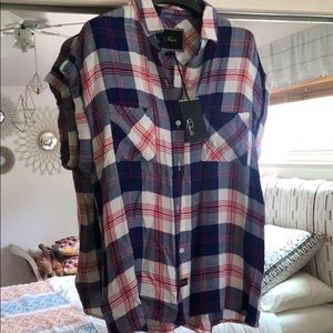 Rails Britt Top in Blue, White, and Red